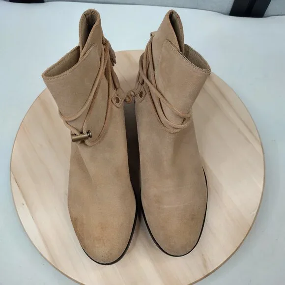 SOREL Farah Tan Booties with Flaws Women US 9 - Picture 9 of 16